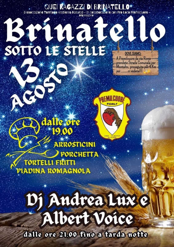 Brinatello sotto le stelle